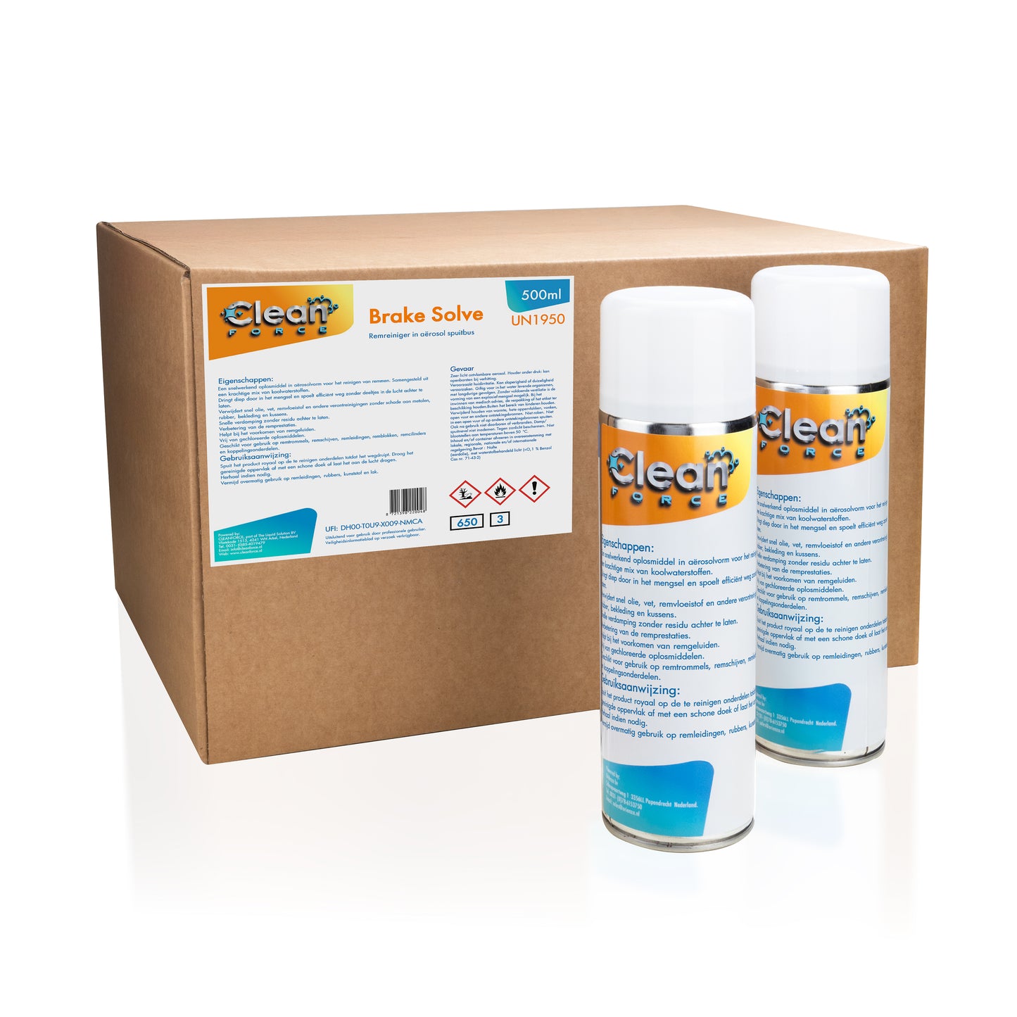 Brake Solve, spuitbus 500ml (12st doos)